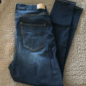 AE Curvy 16L Highest Rise Skinny Jegging Dark Wash